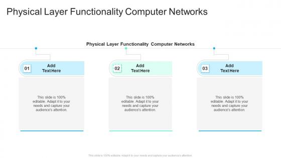 Physical Layer Functionality Computer Networks In Powerpoint And Google Slides Cpb