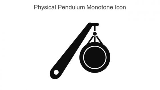Physical Pendulum Monotone Icon In Powerpoint Pptx Png And Editable Eps Format