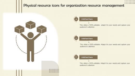 Physical Resource Icons For Organization Resource Management