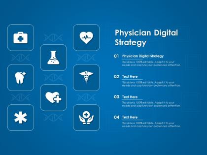 Physician digital strategy ppt powerpoint presentation styles sample
