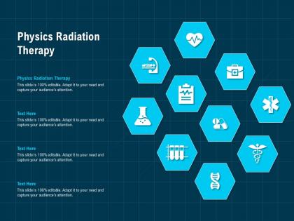 Physics radiation therapy ppt powerpoint presentation gallery demonstration