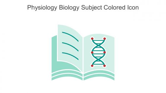 Physiology Biology Subject Colored Icon In Powerpoint Pptx Png And Editable Eps Format