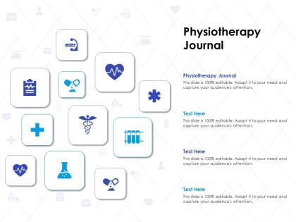Physiotherapy journal ppt powerpoint presentation file slides