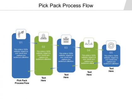Pick pack process flow ppt powerpoint presentation pictures icon cpb