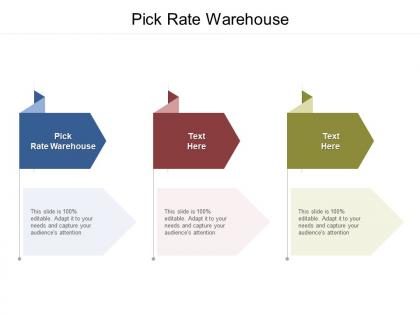 Pick rate warehouse ppt powerpoint presentation pictures designs download cpb