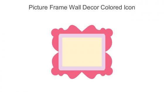 Picture Frame Wall Decor Colored Icon In Powerpoint Pptx Png And Editable Eps Format