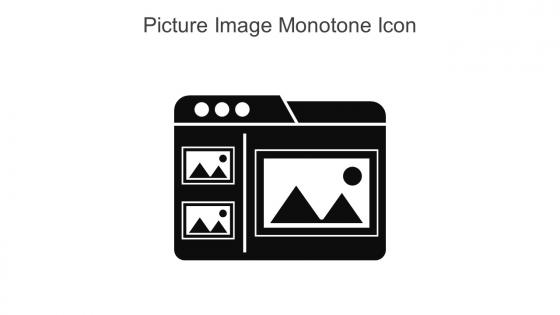 Picture Image Monotone Icon In Powerpoint Pptx Png And Editable Eps Format