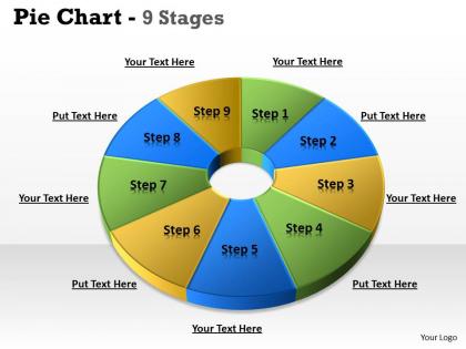 Pie chart 9 step 1