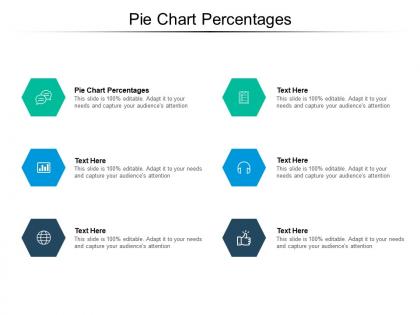 Pie chart percentages ppt powerpoint presentation pictures design templates cpb
