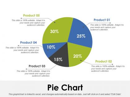 Pie chart ppt inspiration slide portrait