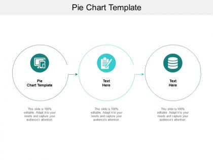 Pie chart template ppt powerpoint presentation model icon cpb