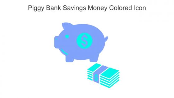 Piggy Bank Savings Money Colored Icon In Powerpoint Pptx Png And Editable Eps Format