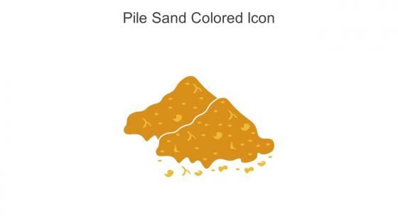 Pile Sand Colored Icon In Powerpoint Pptx Png And Editable Eps Format