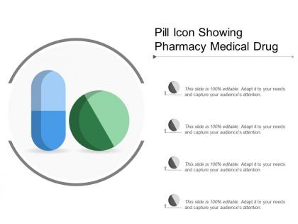 Pill icon showing pharmacy medical drug