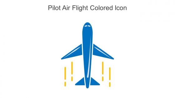 Pilot Air Flight Colored Icon In Powerpoint Pptx Png And Editable Eps Format