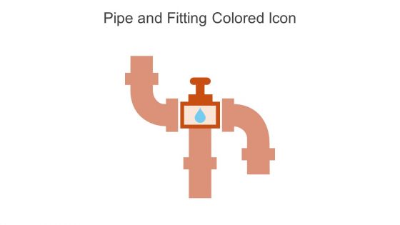 Pipe And Fitting Colored Icon In Powerpoint Pptx Png And Editable Eps Format