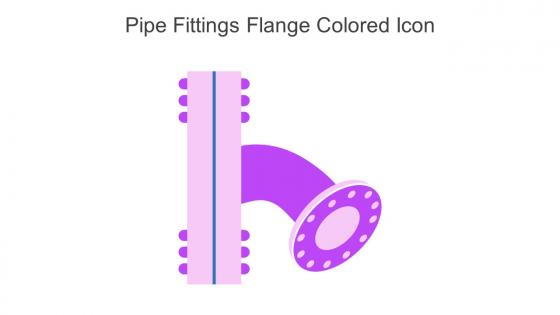 Pipe Fittings Flange Colored Icon In Powerpoint Pptx Png And Editable Eps Format