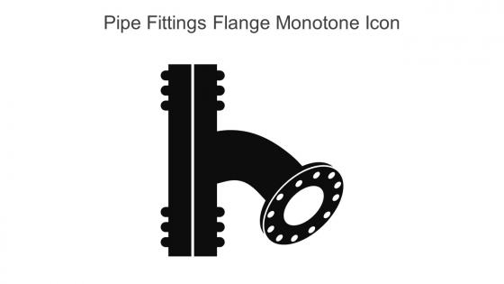Pipe Fittings Flange Monotone Icon In Powerpoint Pptx Png And Editable Eps Format