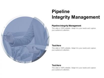 Pipeline integrity management ppt powerpoint presentation infographics layout cpb