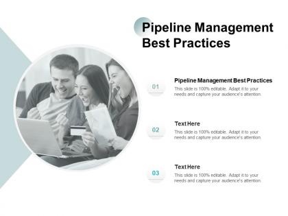 Pipeline management best practices ppt powerpoint presentation professional backgrounds cpb