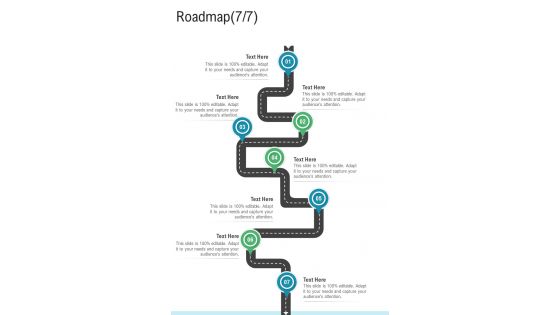 Pipeline Proposal Roadmap One Pager Sample Example Document