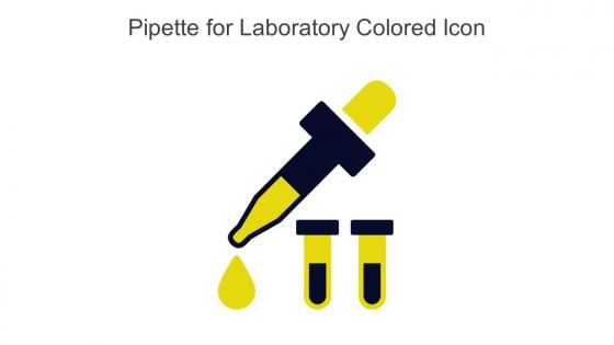 Pipette For Laboratory Colored Icon In Powerpoint Pptx Png And Editable Eps Format