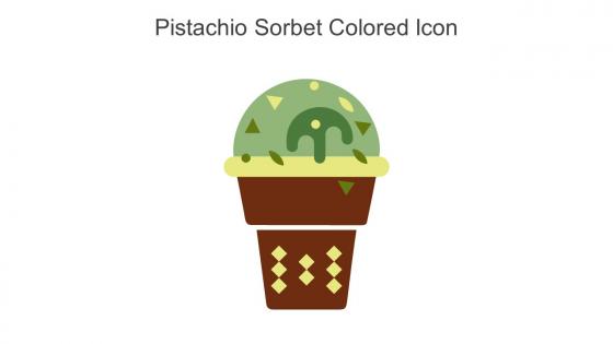 Pistachio Sorbet Colored Icon In Powerpoint Pptx Png And Editable Eps Format