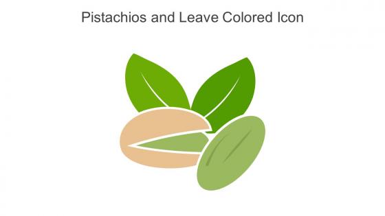 Pistachios And Leave Colored Icon In Powerpoint Pptx Png And Editable Eps Format