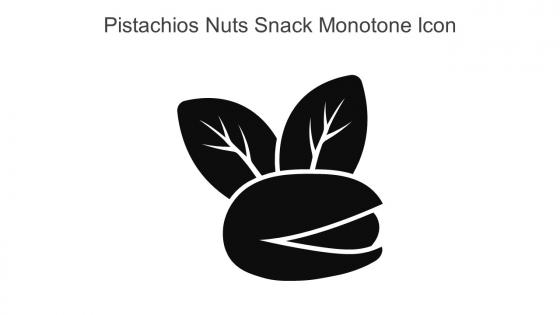Pistachios Nuts Snack Monotone Icon In Powerpoint Pptx Png And Editable Eps Format