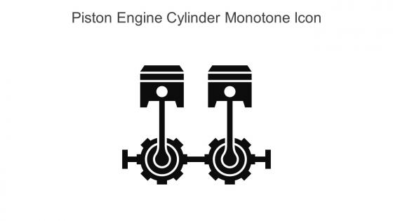 Piston Engine Cylinder Monotone Icon In Powerpoint Pptx Png And Editable Eps Format