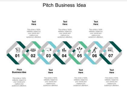 Pitch business idea ppt powerpoint presentation gallery rules cpb