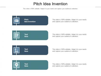 Pitch idea invention ppt powerpoint presentation portfolio graphic images cpb