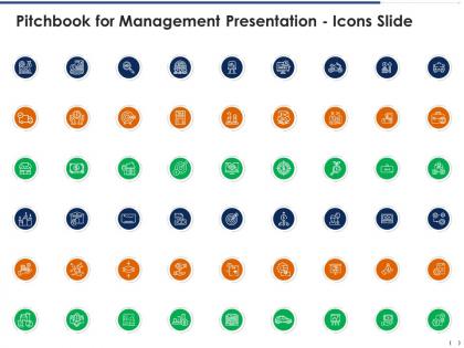 Pitchbook for management presentation icons slide ppt infographic template example file