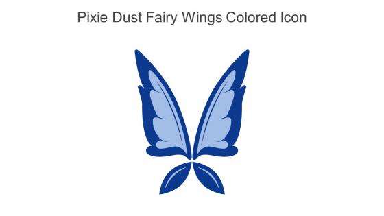 Pixie Dust Fairy Wings Colored Icon In Powerpoint Pptx Png And Editable Eps Format
