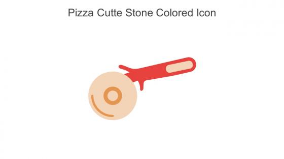 Pizza Cutte Stone Colored Icon In Powerpoint Pptx Png And Editable Eps Format