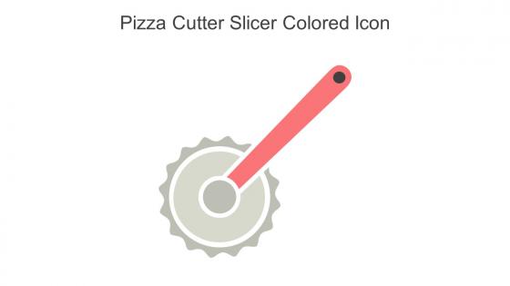 Pizza Cutter Slicer Colored Icon In Powerpoint Pptx Png And Editable Eps Format