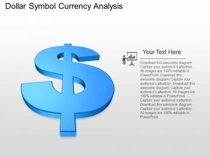 Pk dollar symbol currency analysis powerpoint template