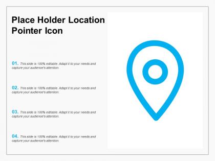 Place holder location pointer icon