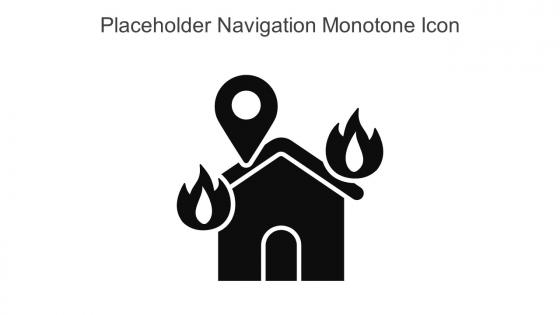 Placeholder Navigation Monotone Icon In Powerpoint Pptx Png And Editable Eps Format