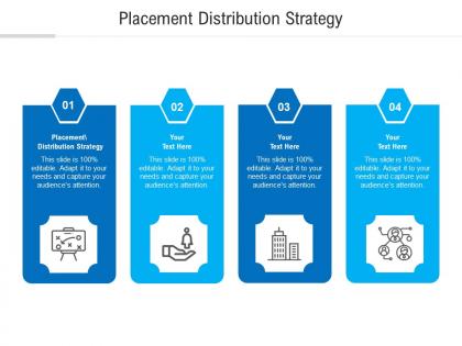 Placement distribution strategy ppt powerpoint presentation ideas gridlines cpb