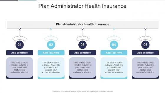 Plan Administrator Health Insurance In Powerpoint And Google Slides Cpb