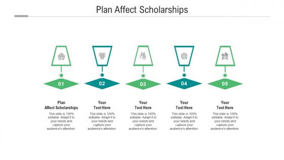 Plan affect scholarships ppt powerpoint presentation ideas infographics cpb