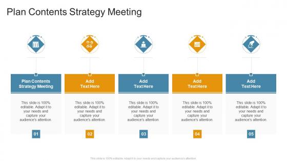 Plan Contents Strategy Meeting In Powerpoint And Google Slides Cpb