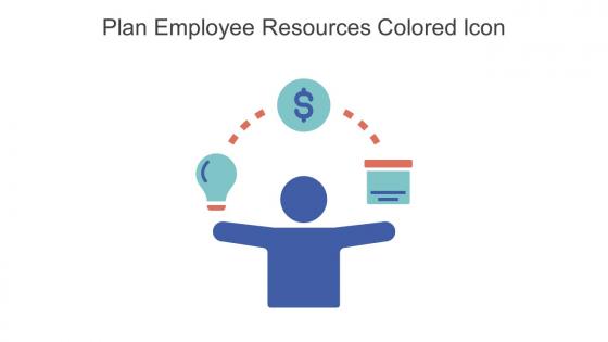 Plan Employee Resources Colored Icon Icon In Powerpoint Pptx Png And Editable Eps Format