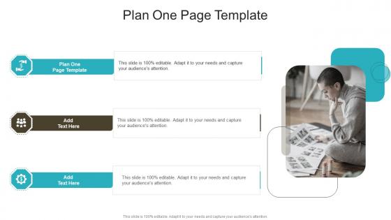 Plan One Page Template In Powerpoint And Google Slides Cpb