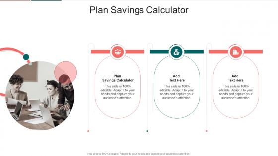 Plan Savings Calculator In Powerpoint And Google Slides Cpb