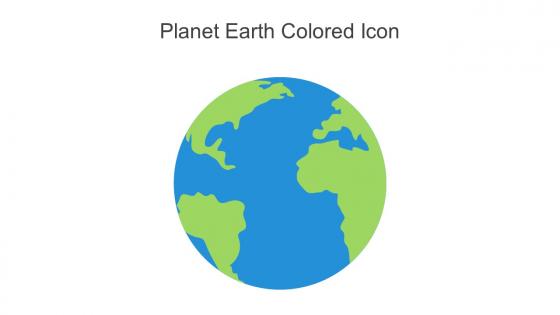 Planet Earth Colored Icon In Powerpoint Pptx Png And Editable Eps Format