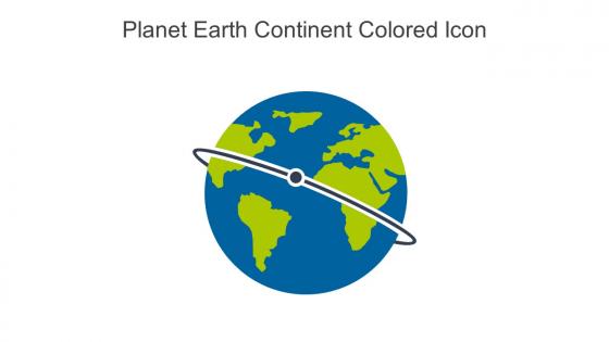 Planet Earth Continent Colored Icon In Powerpoint Pptx Png And Editable Eps Format