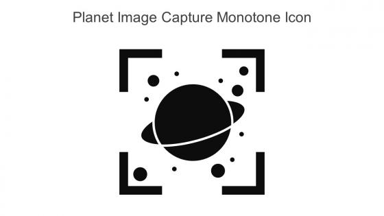 Planet Image Capture Monotone Icon In Powerpoint Pptx Png And Editable Eps Format