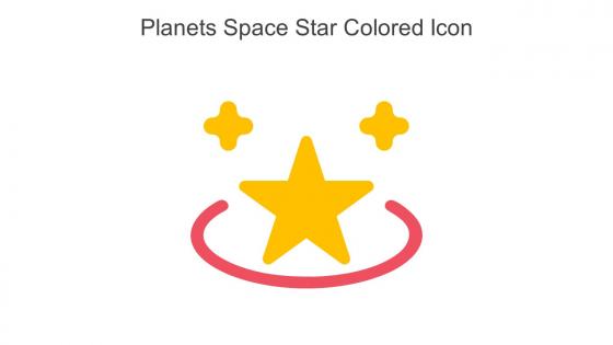 Planets Space Star Colored Icon In Powerpoint Pptx Png And Editable Eps Format